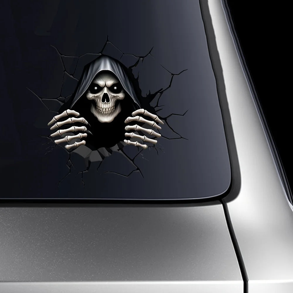 Skull 3D Car Stickers Waterproof Vinyl Decals