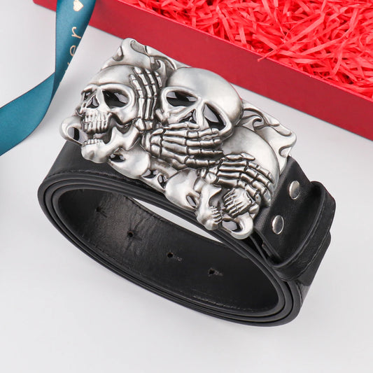 Skull Men Waist Strap Bull