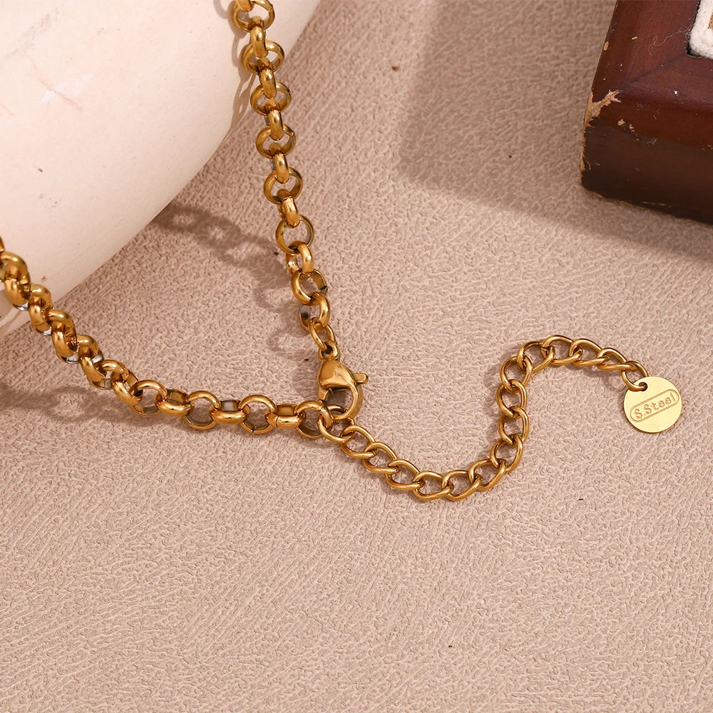 Elephant Gold Color Pendant Necklace