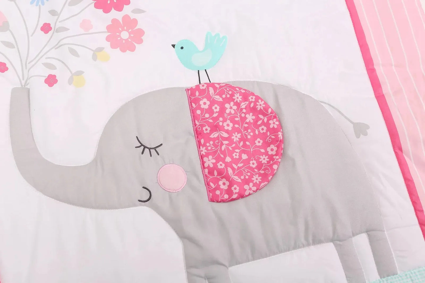 Elephant Baby Crib Bedding Set 3 Pieces