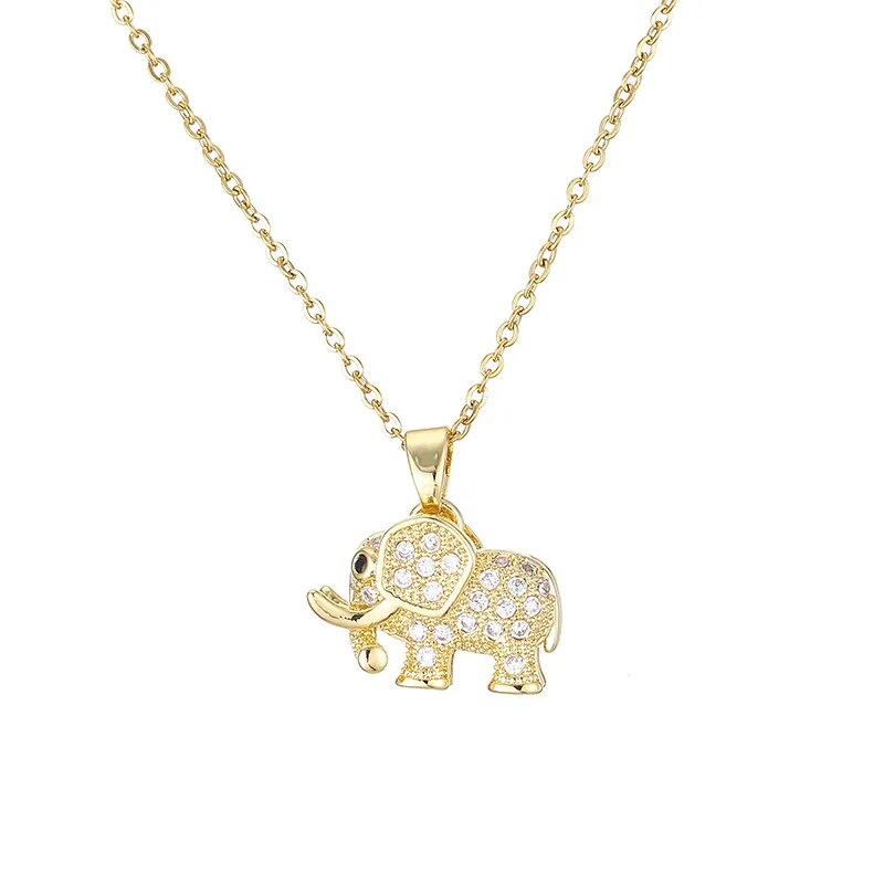 Elephant Pendant Necklace