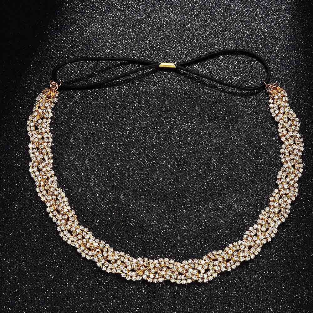Native Crystal Forehead Pendant Head Chain