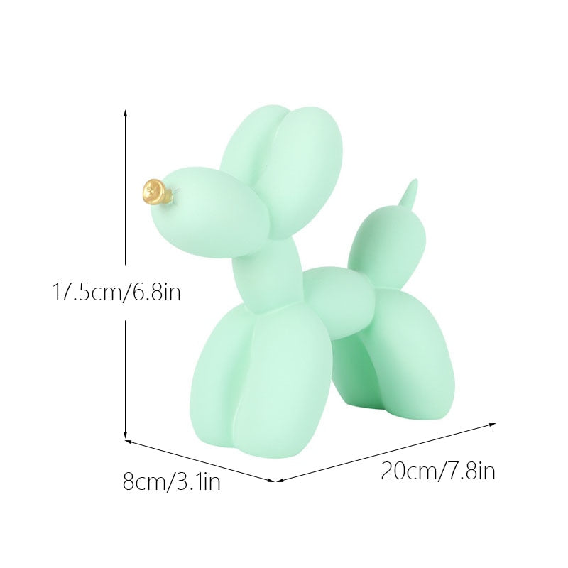Balloon Dog Figurine Resin Decoration