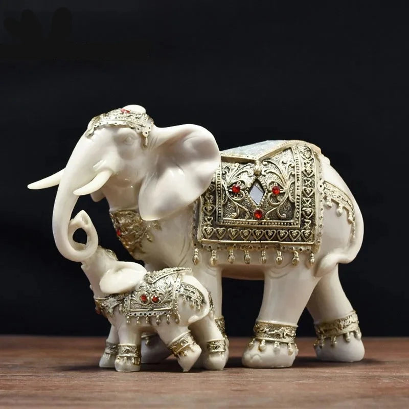 Elephant Resin Decoration Statue Handicrafts