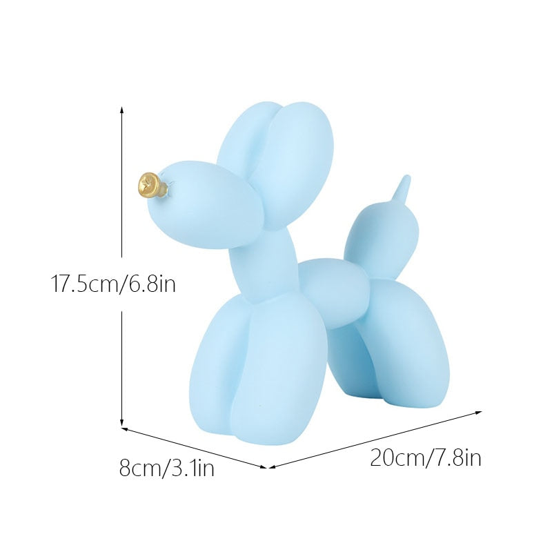 Balloon Dog Figurine Resin Decoration