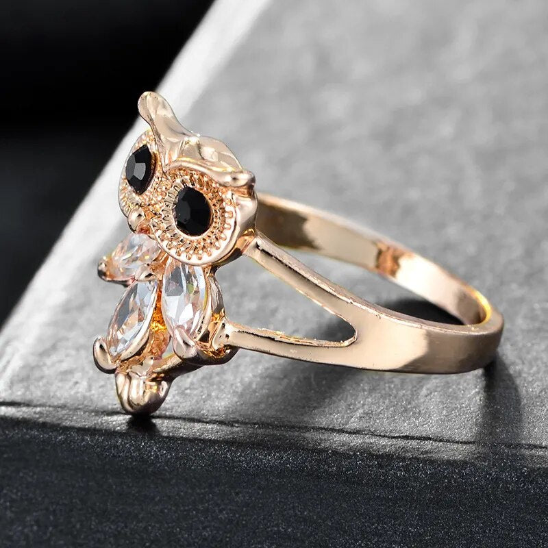 Owl Rings Crystal
