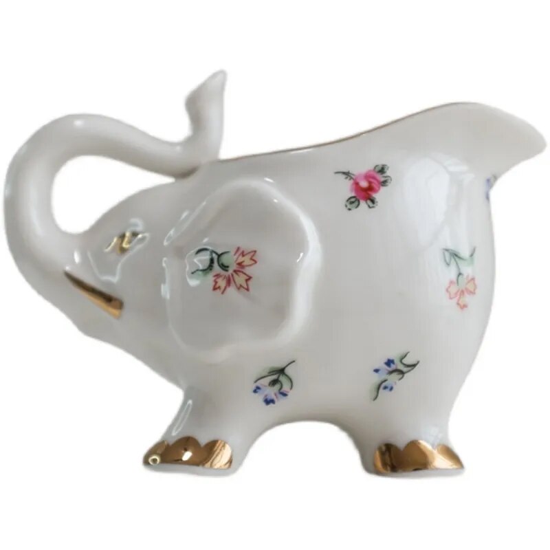 Elephant Shaped Milk Cup Ceramic
