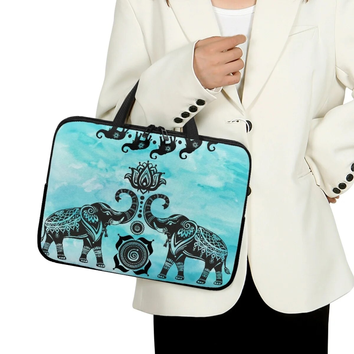 Elephant Handbag Zipper Protective Cover PC Tablet