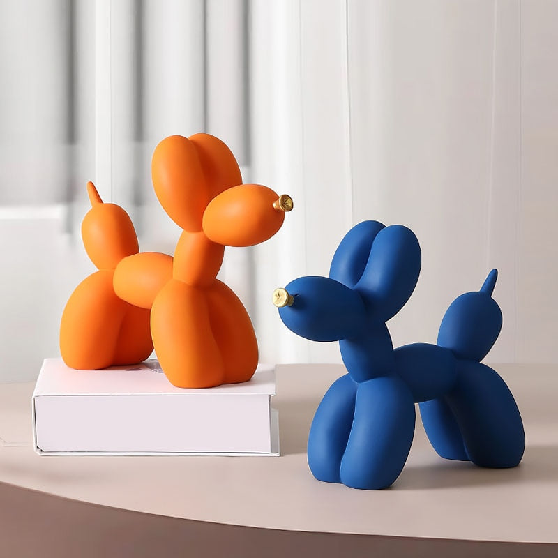 Balloon Dog Figurine Resin Decoration