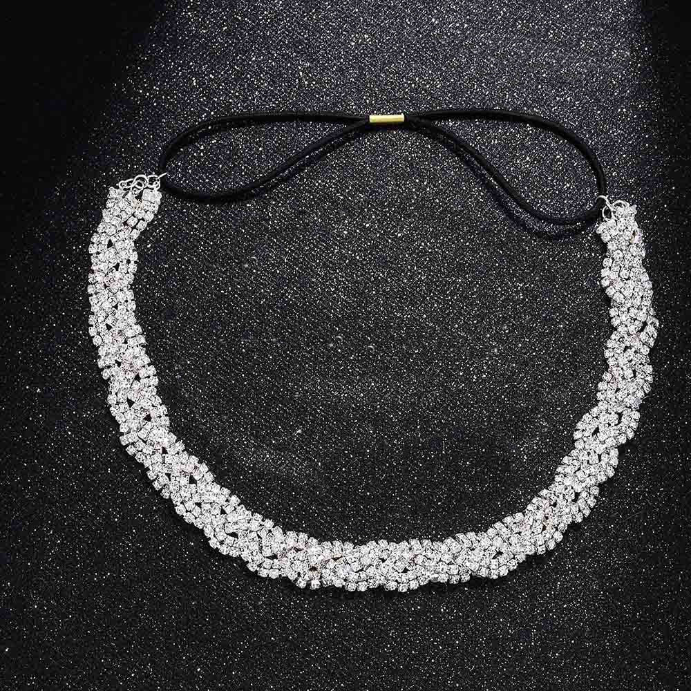 Native Crystal Forehead Pendant Head Chain