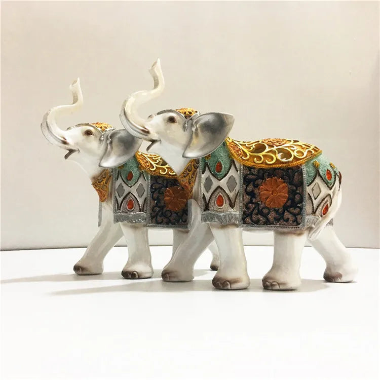 Elephant Hand Carved Statue