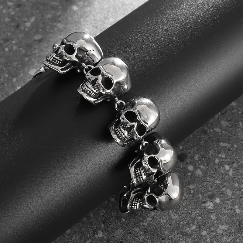 Skull Head Bracelet Full Bracelet
