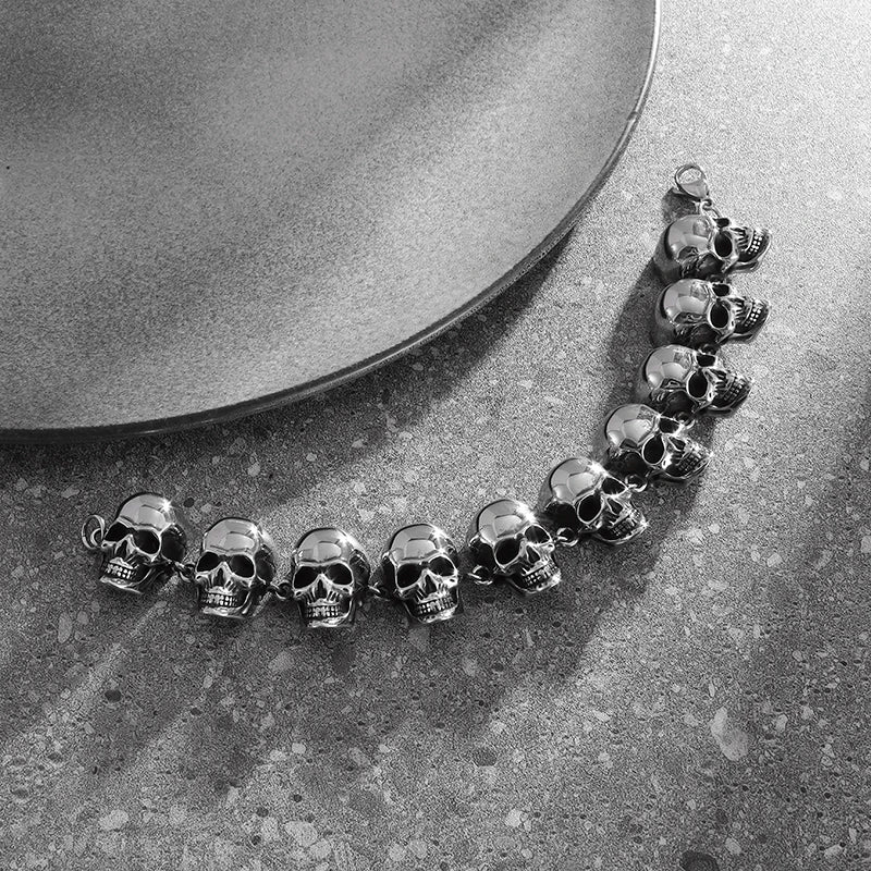 Skull Head Bracelet Full Bracelet