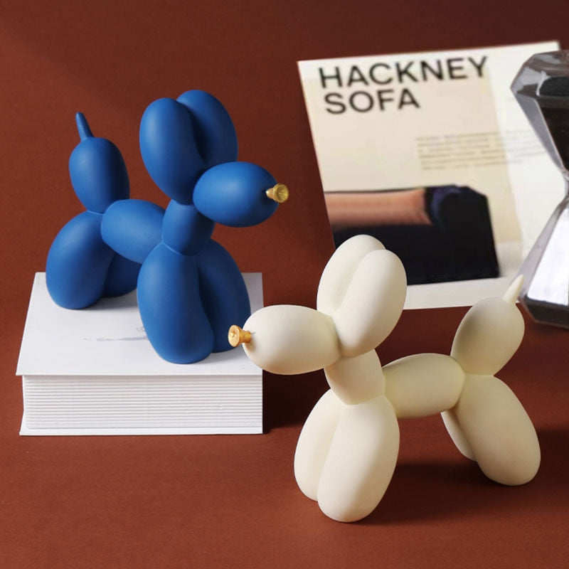 Balloon Dog Figurine Resin Decoration