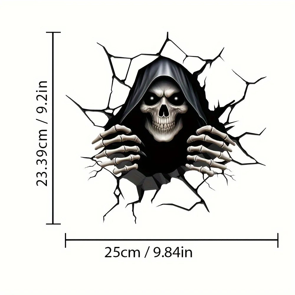 Skull 3D Car Stickers Waterproof Vinyl Decals