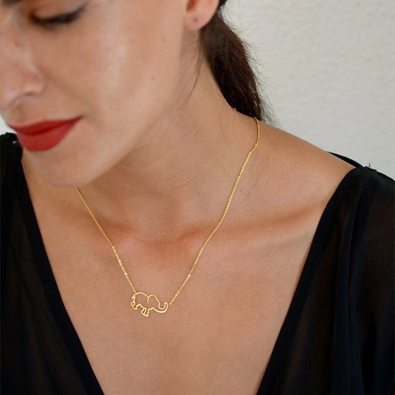 Elephant Pendant Necklace