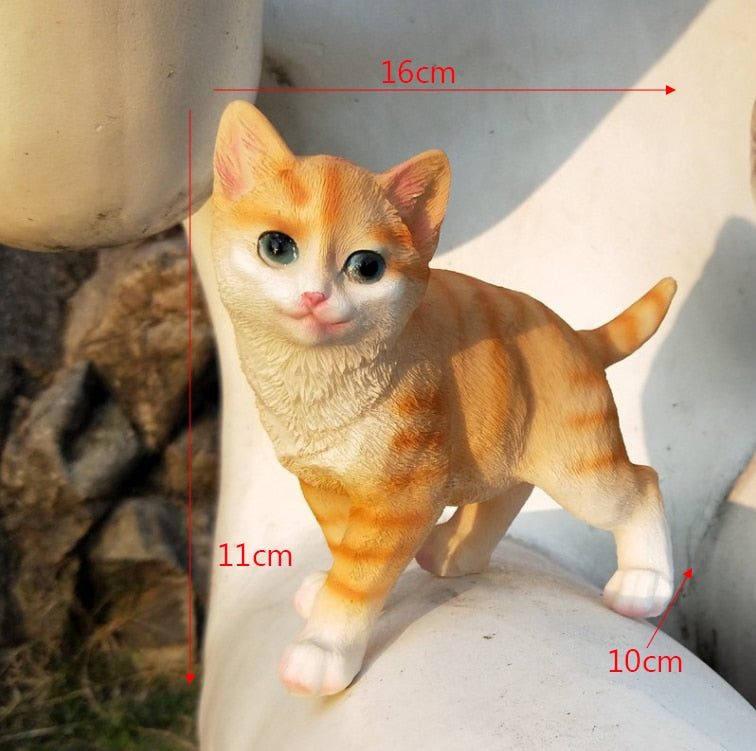 Cat Resin Sculpture Figurine Decoration