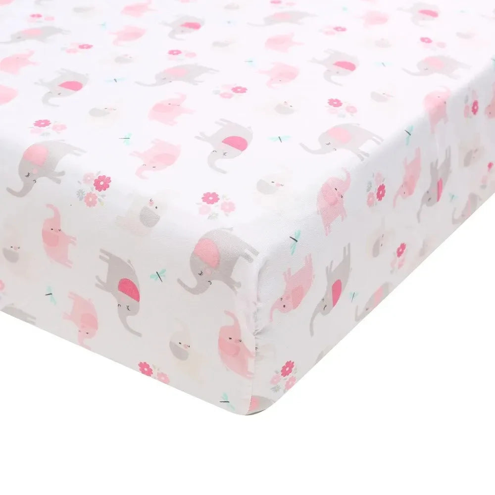 Elephant Baby Crib Bedding Set 3 Pieces