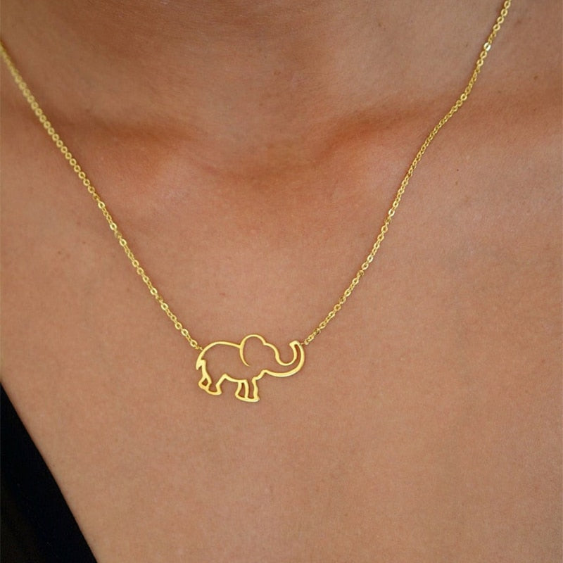 Elephant Pendant Necklace