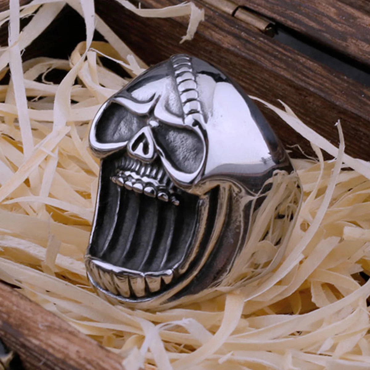 Skull Stainless Steel Gothic Ring