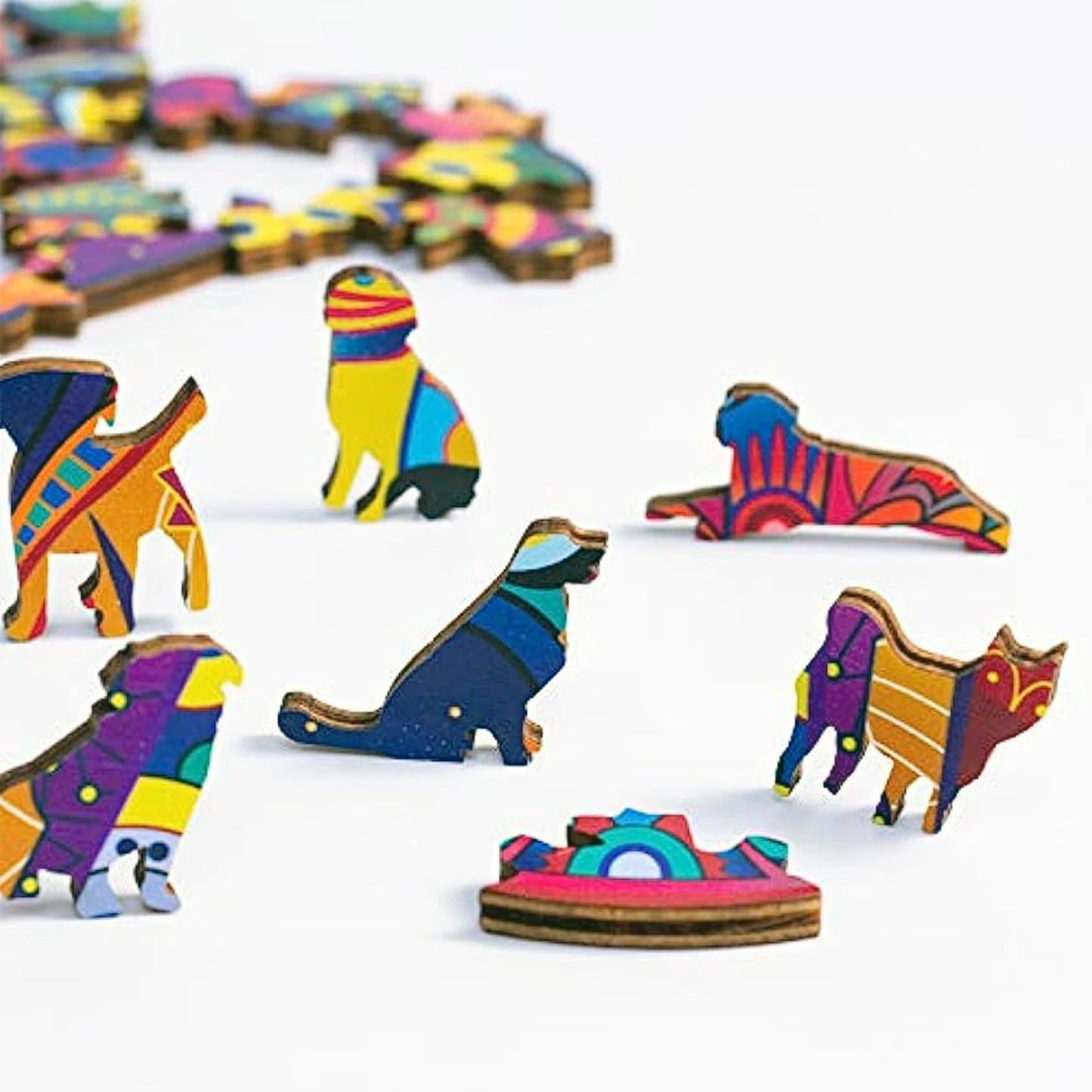 Elephant Unique Wooden Puzzle Shaped Pieces