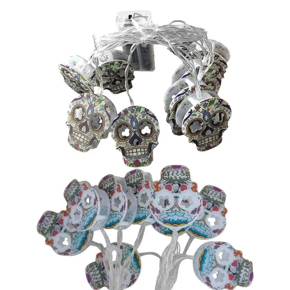Skull Light String Battery-Operated Fairy String Led