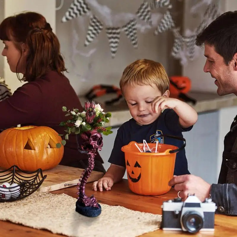 Skull Pot Planter Polyresin