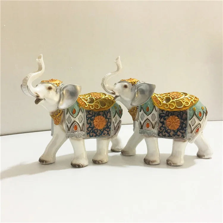 Elephant Hand Carved Statue