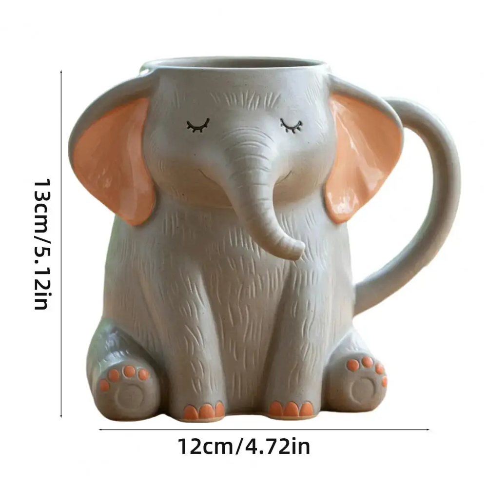 Elephant Shape Mug Resin Mug Drink Cup