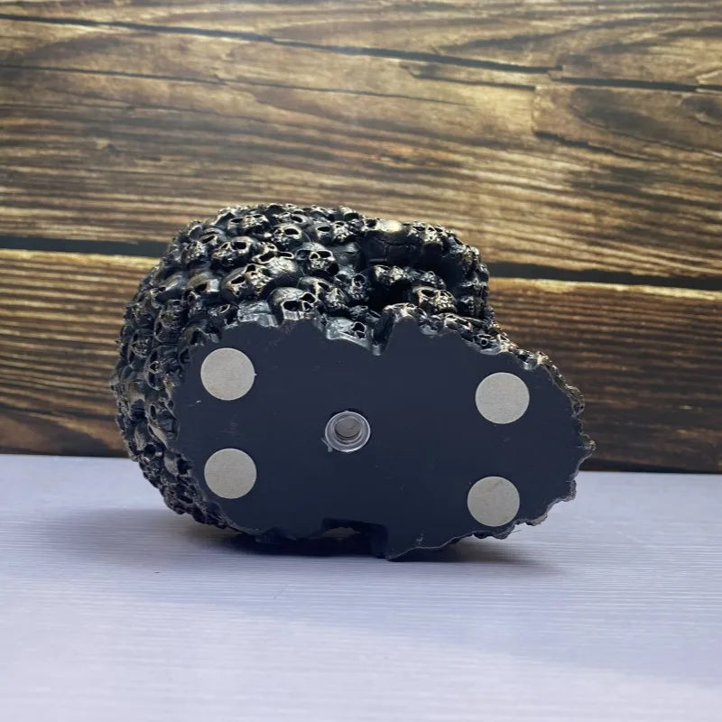 Skull Shaped Flower Pot Resin