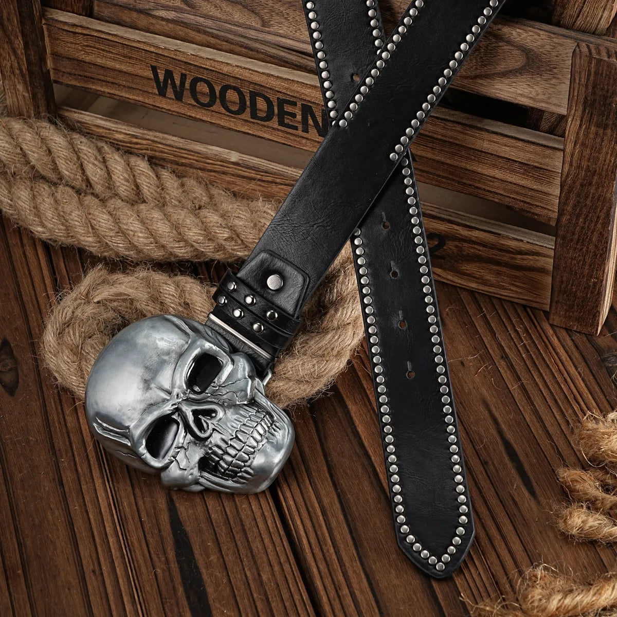 Skull and Cross Bone Pirate Belt