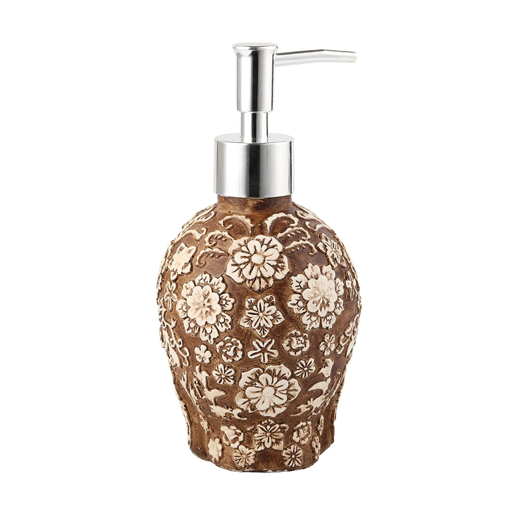 Skull Bottle Soap Dispenser Resin