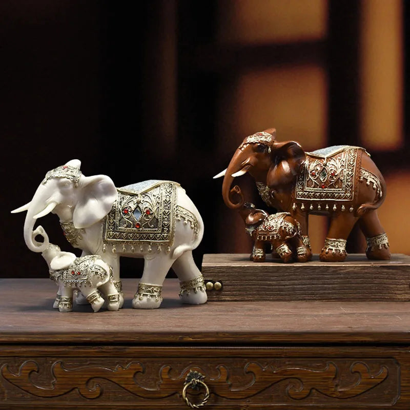 Elephant Resin Decoration Statue Handicrafts