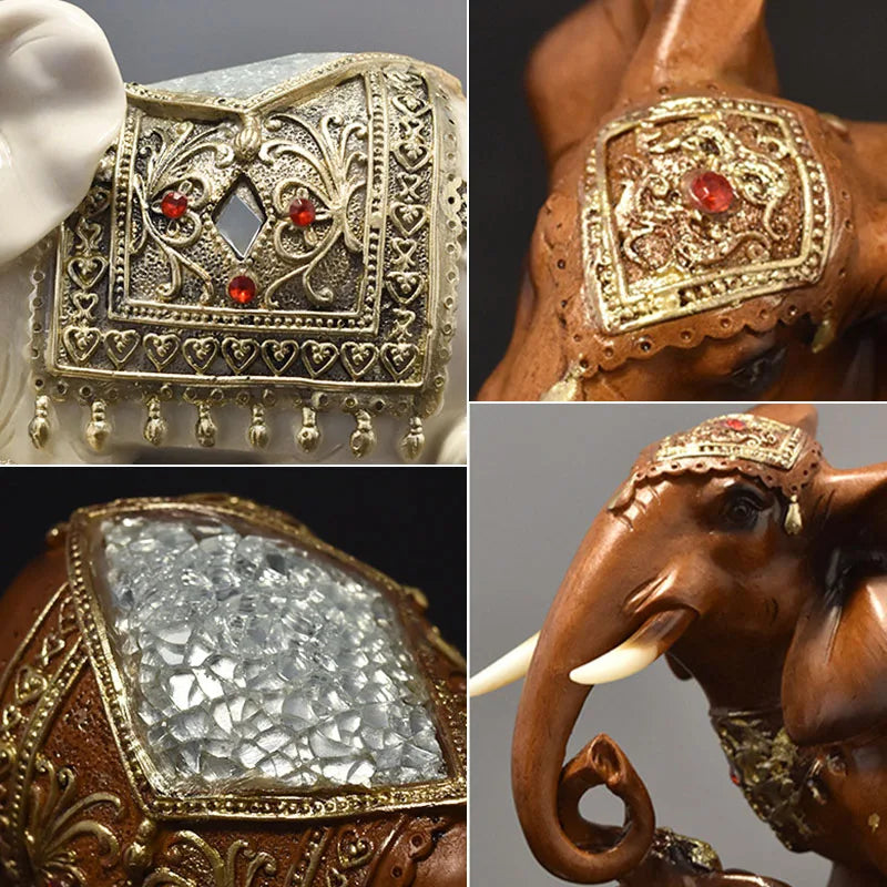 Elephant Resin Decoration Statue Handicrafts