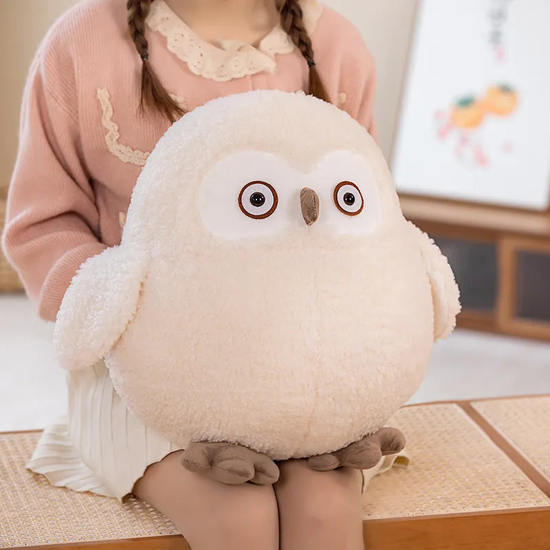 Owl White Stuffed Toy
