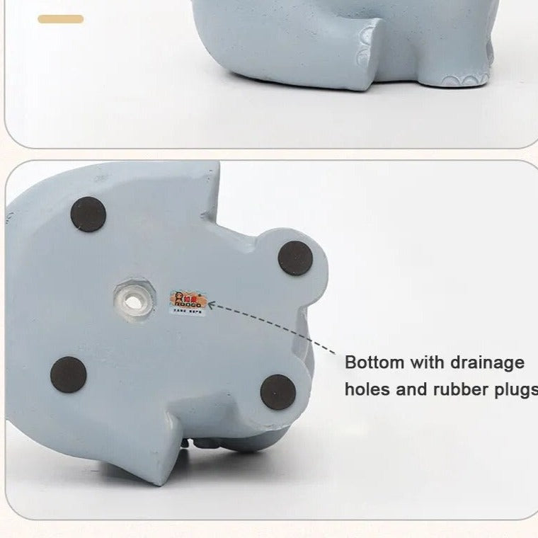 Elephant Cute Resin Flowerpot