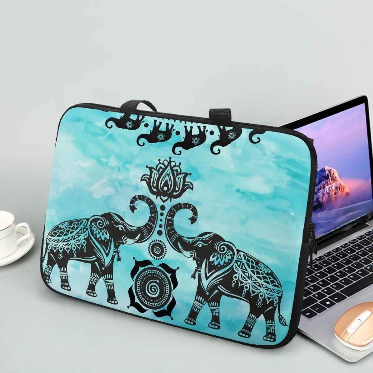 Elephant Handbag Zipper Protective Cover PC Tablet