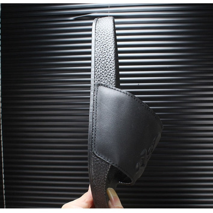 Skull Slippers Solid Flat Non-slip