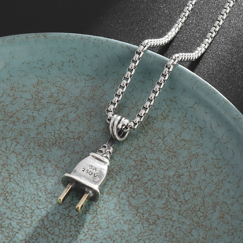 Skull Pendant Rock Sweater Chain Pendant