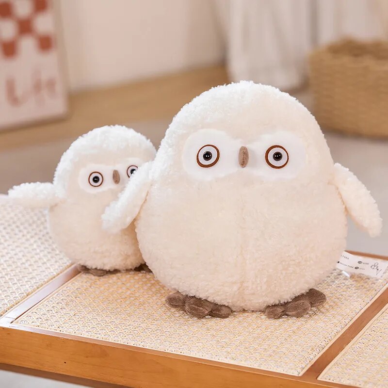 Owl White Stuffed Toy