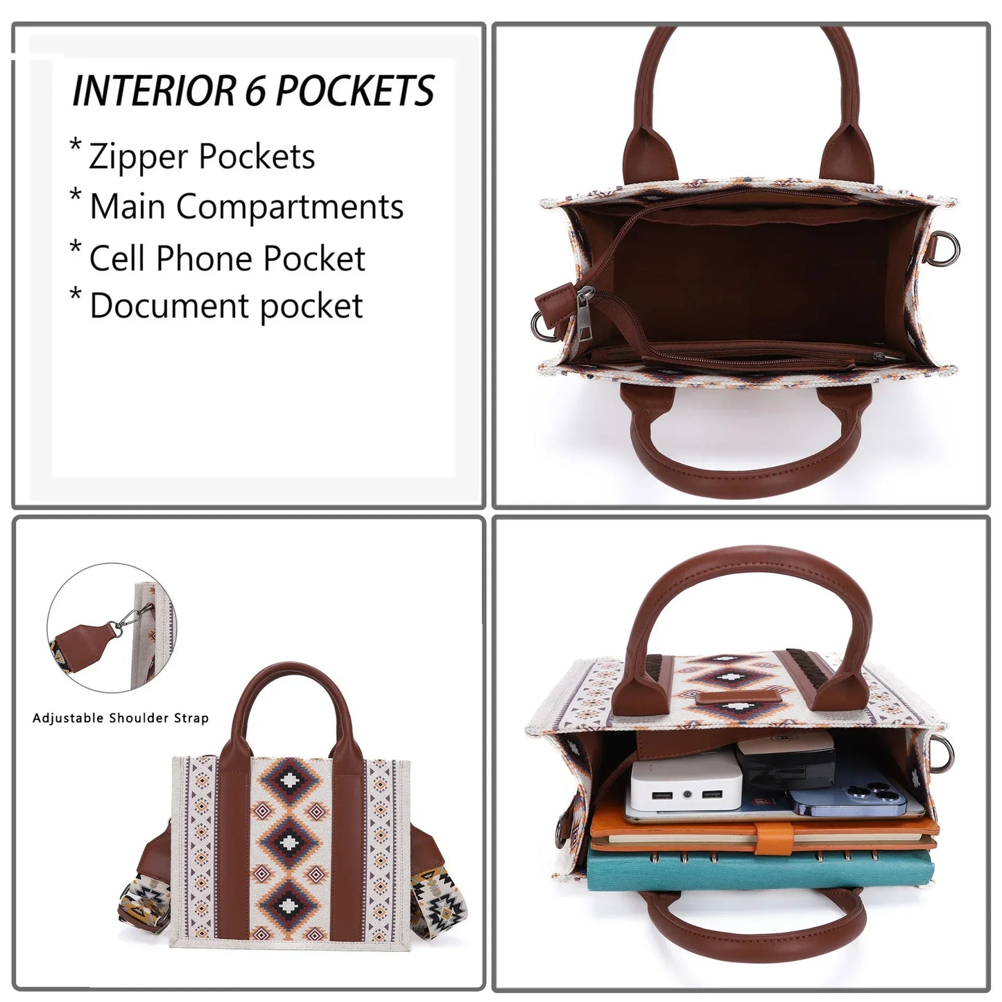 Native Handbags Bohemian Shoulder Bag