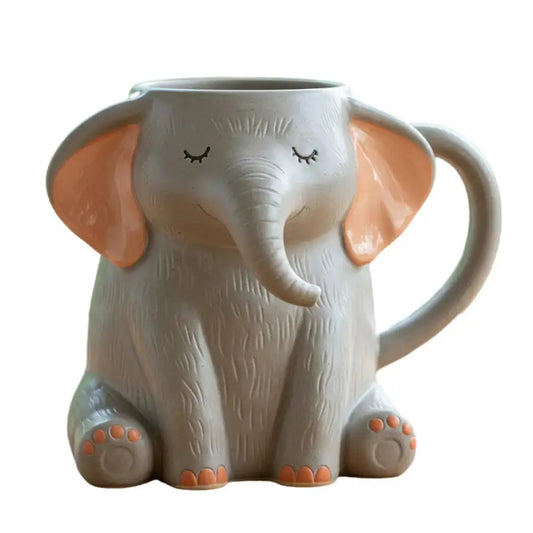 Elephant Shape Mug Resin Mug Drink Cup
