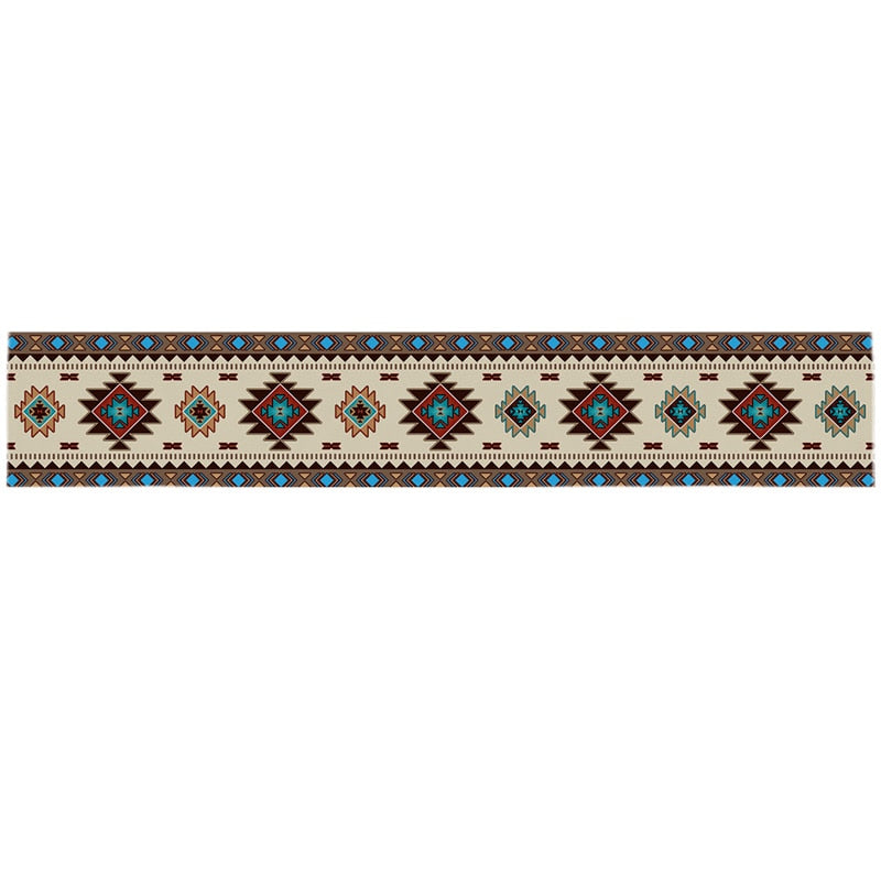 Native Geometry Linen Table Tablecloth