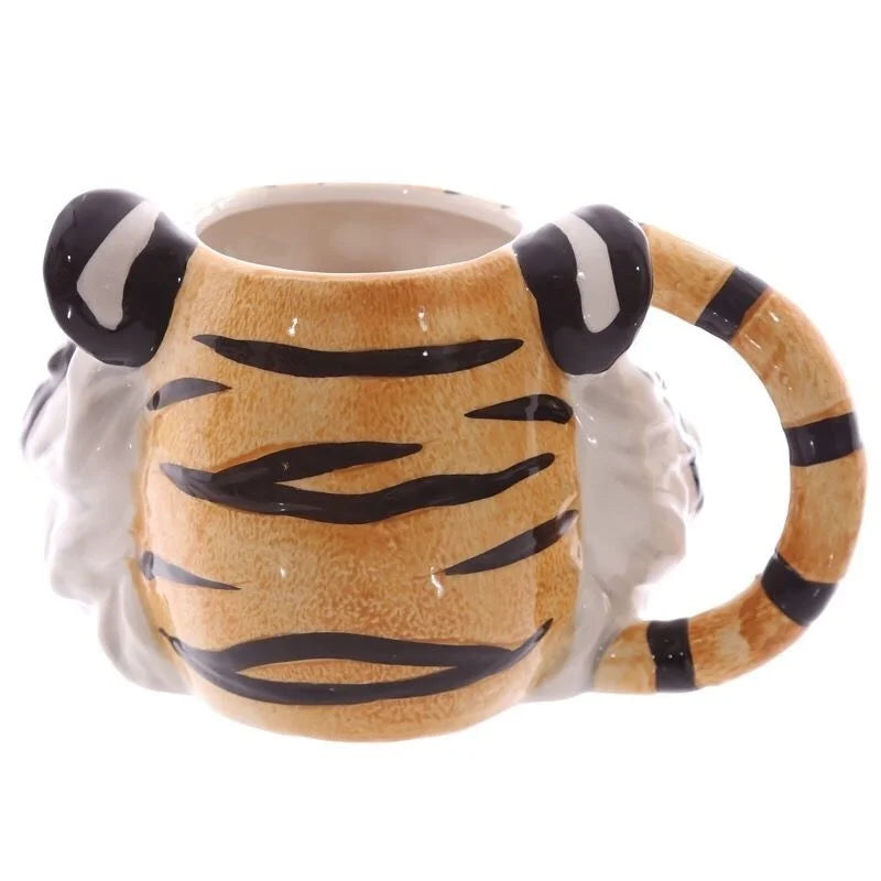 Tiger Head Ceramics Coffee Mug