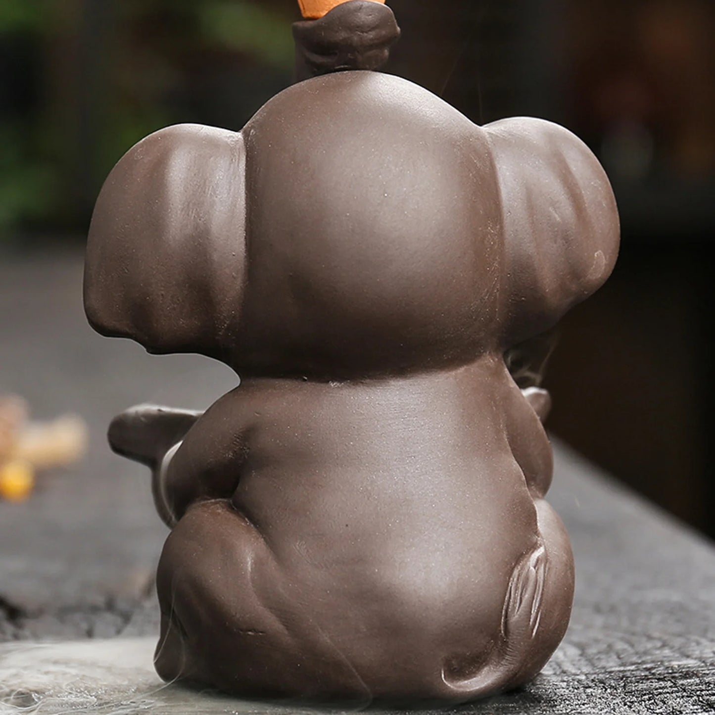 Elephant Incense Holder Incense Cones Burner Waterfall Ornament