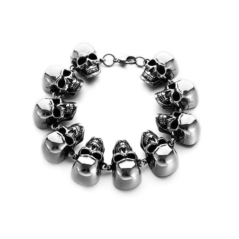 Skull Head Bracelet Full Bracelet