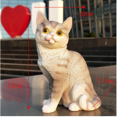 Cat Resin Sculpture Figurine Decoration