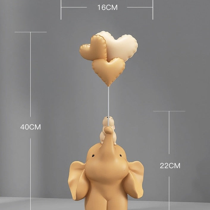 Elephant Cute Sculpture Statue
