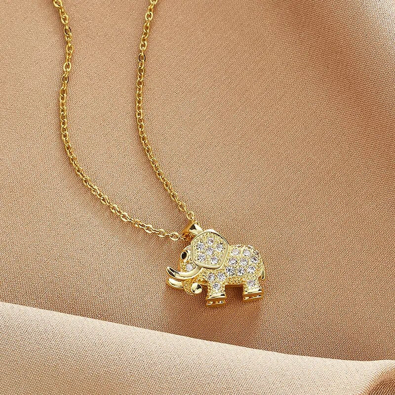 Elephant Pendant Necklace