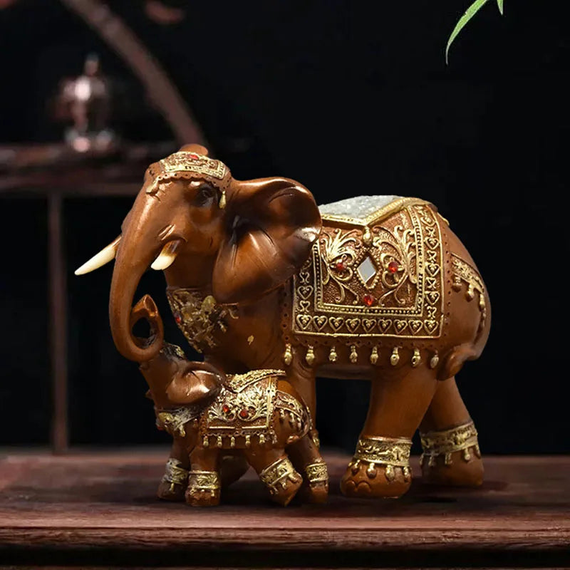 Elephant Resin Decoration Statue Handicrafts